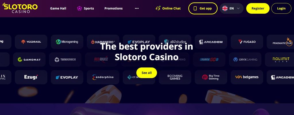 Slotoro bonus details, payout rule expressed as a multiple of winnings